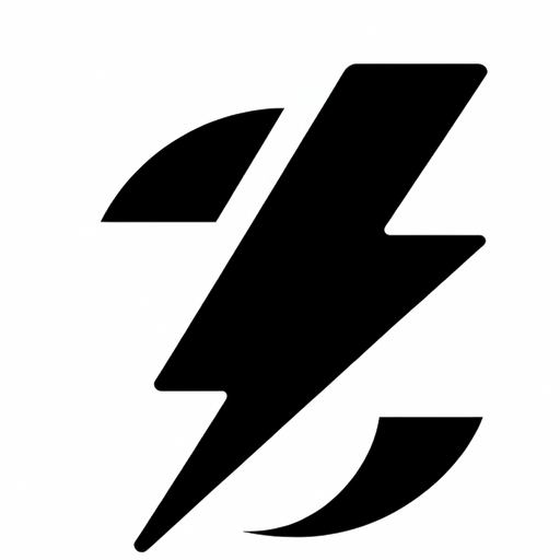 Flat lightning bolt favicon