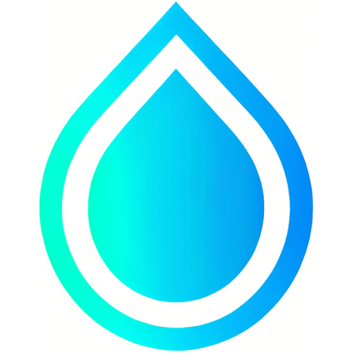 Gradient droplet favicon